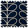 Orla Kiely Linear Stem, Navy Whale - Twist&Fit Roman Blind